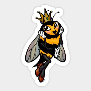 Queen Bee--Just a Little Bit Extra Sticker